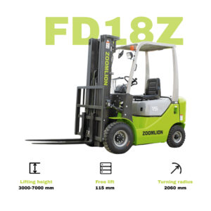 Xe nâng Dầu 1.8 tấn Zoomlion FD18Z