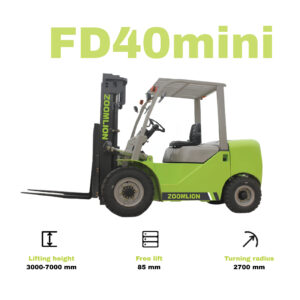 Xe nâng Dầu 4 tấn Zoomlion FD40mini