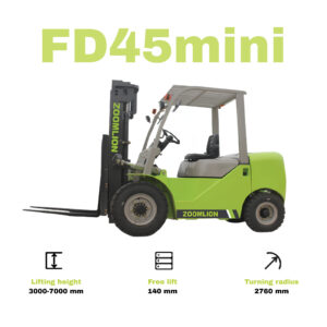 Xe nâng Dầu 4.5 tấn Zoomlion FD45mini