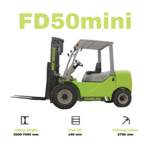 Xe nâng Dầu 5 tấn Zoomlion FD50mini