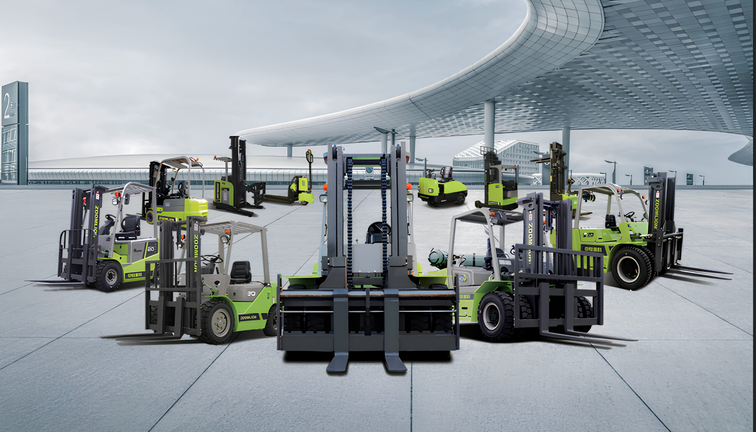 xe nâng điện zoomlion