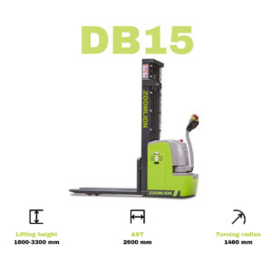 Xe Nâng Điện Stacker Zoomlion DB15 Tải Trọng 1.5 Tấn