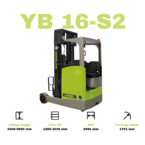 Xe Nâng Reachtruck Zoomlion YB16-S2 Tải Trọng 1.6 Tấn