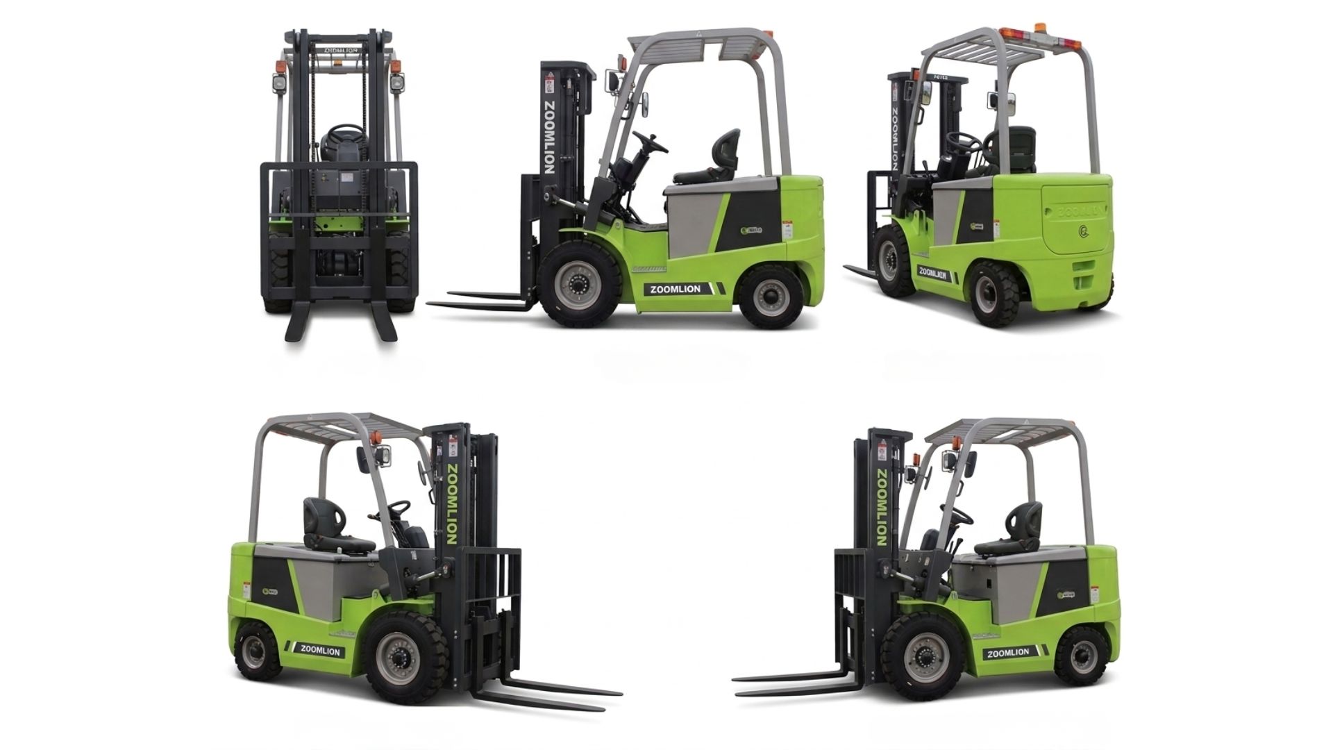 Các góc chụp thực tế xe nâng điện lithium 1.5 tấn Zoomlion FB15Z